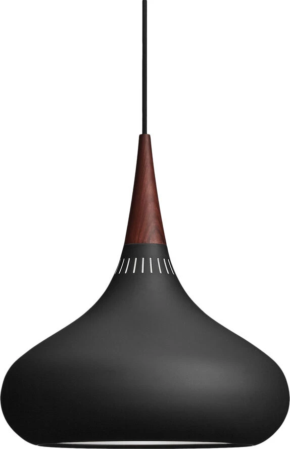 Fritz Hansen Orient™ P2, Black/Rosewood Grå