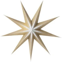 Bungalow Paper Star Moonlight Gold 50 Cm Guld