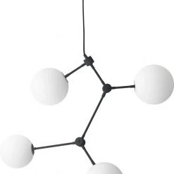 Menu Franklin Chandelier, Black Sort