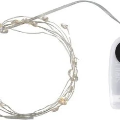 Sirius Lærke Hjerte 20 Lys Klar/sølv Transparent