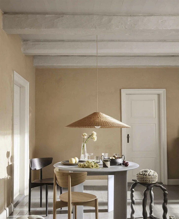 Ferm LIVING Dou Lampshade - 90 - Natural Natural - Billede 3