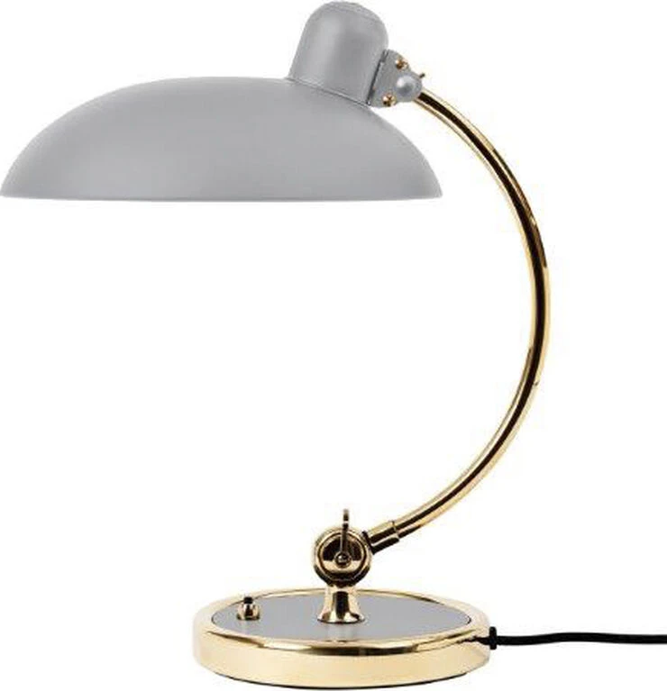 Fritz Hansen Kaiser Idell 6631-T Luxus, Easy Grey/brass EU Grå