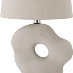 Bloomingville Cathy Bordlampe, Hvid, Stentøj Hvid