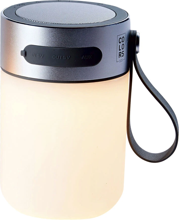 Halo Design COLORS Led Sound Jar Sølv