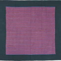 Hübsch Twist Sengetæppe Stribet 260x260 Petrol/Flerfarvet Flerfarvet, Petrol