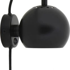 Frandsen Ball Væglampe Mat Sort Mat Sort