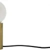 Menu Socket, Occasional Lamp, Brushed Brass Brass
