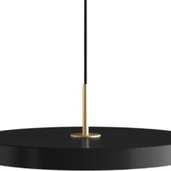 UMAGE Asteria Black Ø 43 X 14 Cm, 2.7m Cordset Sort