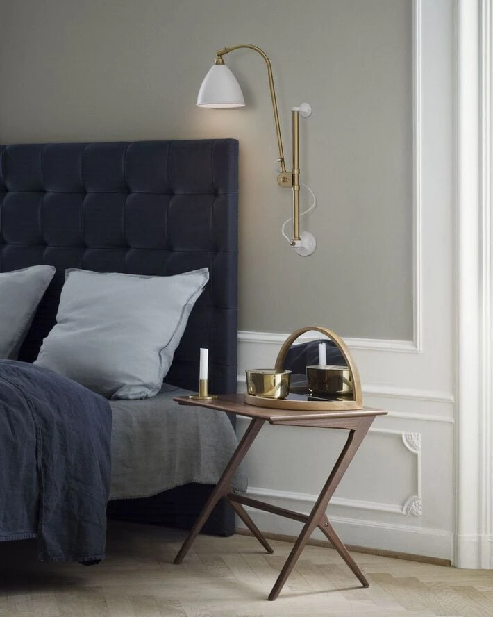 Gubi Bestlite BL5 Væglampe Hvid, Krom - Billede 4