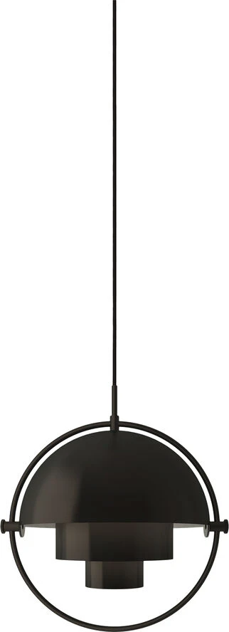 Gubi Multi-Lite Pendant - Small, Black Brass Base