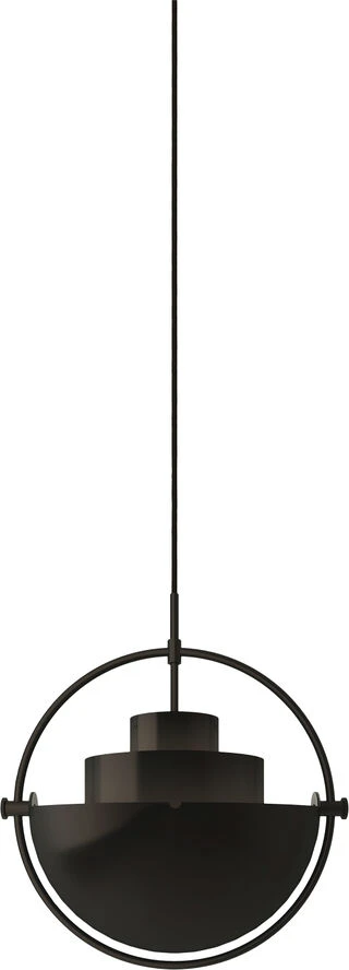 Gubi Multi-Lite Pendant - Small, Black Brass Base - Billede 2