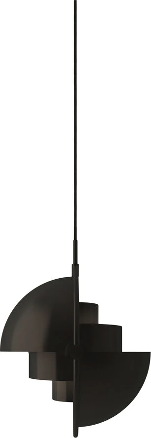 Gubi Multi-Lite Pendant - Small, Black Brass Base - Billede 4