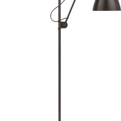 Gubi BL3 Floor Lamp - Ø21 (M) - Black Brass Base Sort