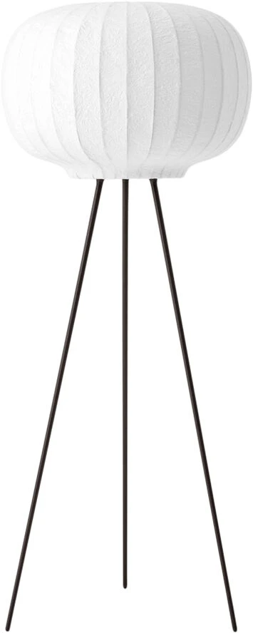 Vipp581 Paper Floor Lamp, Dark Oak/dark Brown