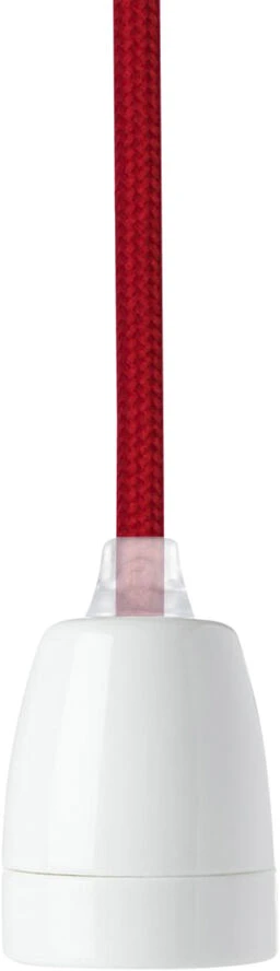 NUD Collection Classic White M. Rød Ledning Hvid