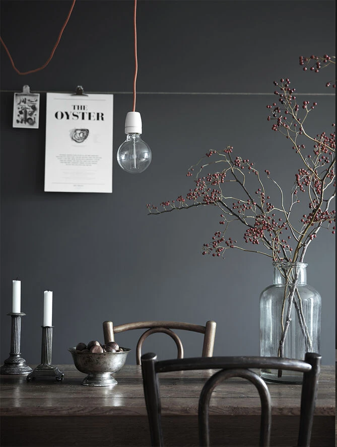 NUD Collection Classic White M. Rød Ledning Hvid - Billede 2