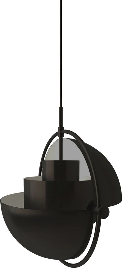Gubi Multi-Lite Pendant, Black Brass Base