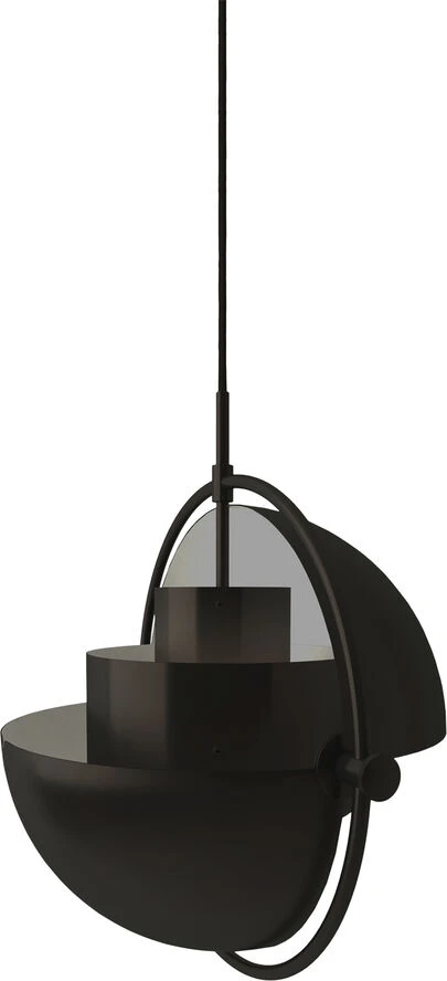 Gubi Multi-Lite Pendant, Black Brass Base - Billede 2