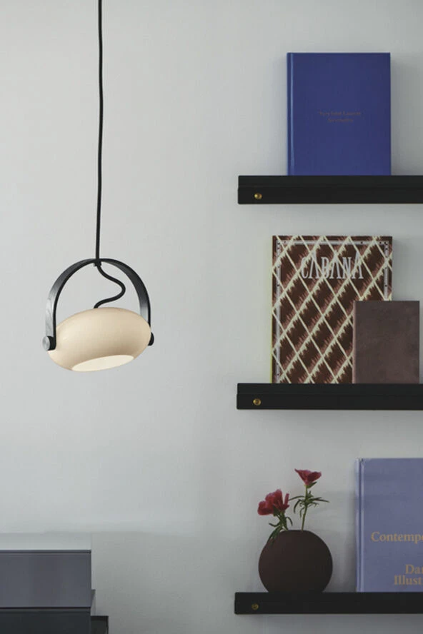 Halo Design D.C Pendel Ø18 G9, Opalic M. Eg-Sort Hvid - Billede 2