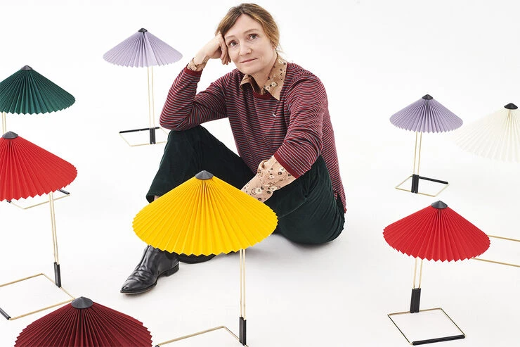 Hay Matin Table Lamp L Magasin Lavender Shade - Billede 2