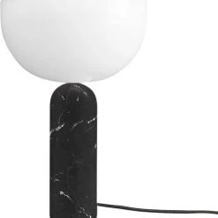 New Works Kizu Bordlampe Large Black Marble