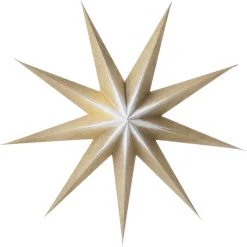Bungalow Paper Star Moonlight Gold 80 Cm Guld