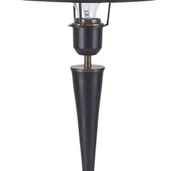 House Doctor Bordlampe, Opal, Sort, H: 34 Cm, E27, - Cb0472 Black