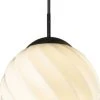 Halo Design Twist Pendel Ø25cm E27 Ball Opal -Sort Opal