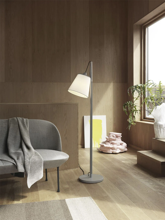 Muuto PULL FLOOR LAMP Grey/White - Billede 2