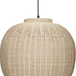 Hübsch Chand Pendant Round Natural Natur
