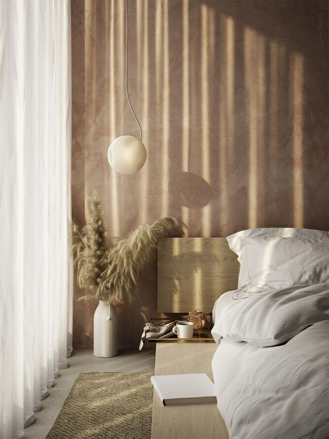 Nordic Tales Bright Barocco - Black Cable Hvid