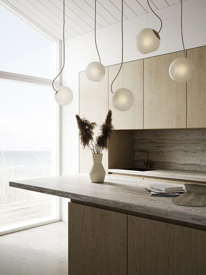 Nordic Tales Bright Barocco - Black Cable Hvid - Billede 3