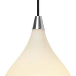 Halo Design DROPS Pendel Ø17 Opal Glas/b-stål