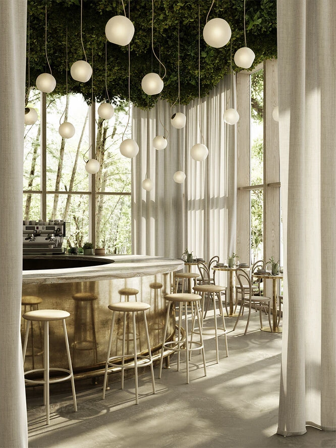 Nordic Tales Bright Barocco - Black Cable Hvid - Billede 6