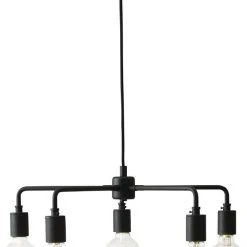 Menu Leonard Chandelier, Black Sort