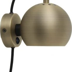 Frandsen Ball Væglampe Mat Antik Messing Mat Antik Messing