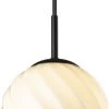 Halo Design Twist Pendel &Oslash;15cm E14 Ball Opal -Sort Opal