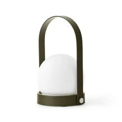 Menu Carrie Table Lamp, Portable, IP44, Olive