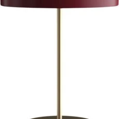 UMAGE Asteria Table Ruby Red Med USB Stik Ø31 Cm Mørkerød