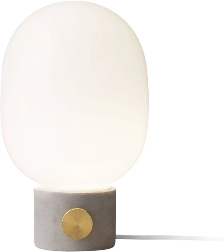 Menu JWDA Concrete Lamp, Light Grey/Brass Grå / Guld