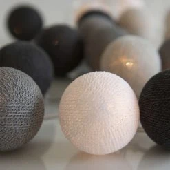 Irislights Graphic Grey LED Lyskæde, 35-lys Hvid,Lys Grå,grå,mørk Grå