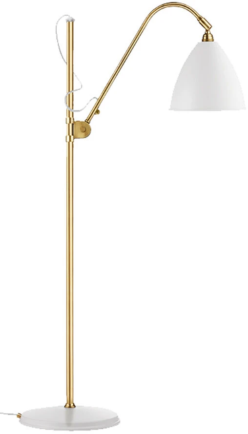 Gubi Bestlite BL3M Gulvlampe Hvid, Messing