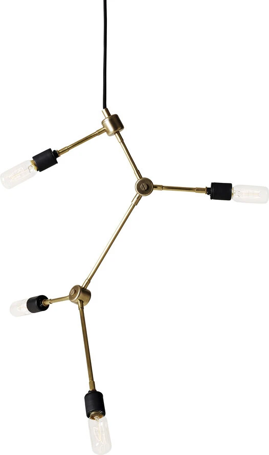 Menu Franklin Chandelier, Brass Messing