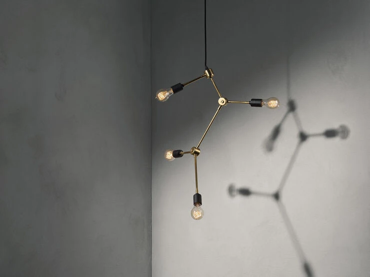 Menu Franklin Chandelier, Brass Messing - Billede 2