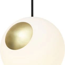 Nordic Tales Bright Spot Brass - Black Cable Messing