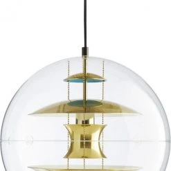 Verpan VP-Globe Pendant Brass Ø40 EU Brass