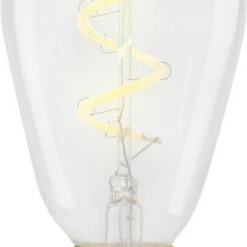 E3light E3 LED Vintage, ST45, E14, 120lm, CL, Spiral 922 Dæmpbar Transparent