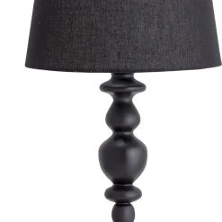 Bloomingville Bordlampe, Sort, Gummitræ Sort