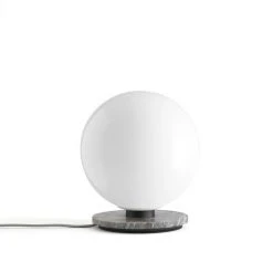 Menu TR Bulb, Table/Wall Lamp, Grey Marble W. Matt Opal Bulb Grey