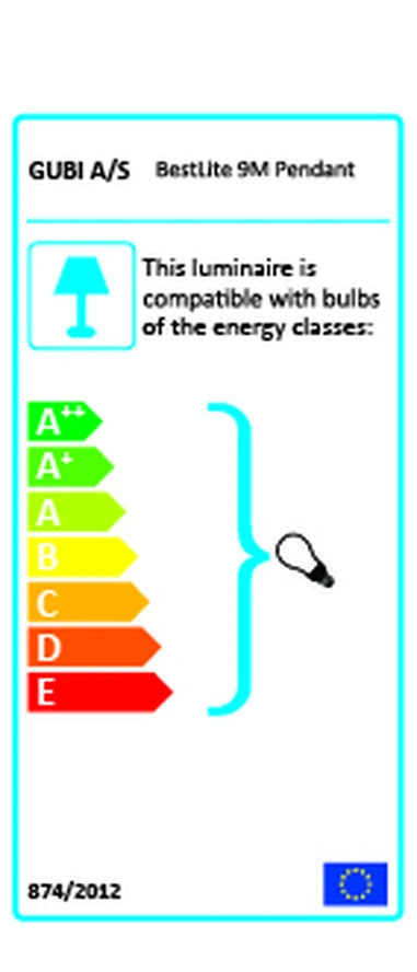 Gubi Bestlite BL9M Pendel Sort - Billede 3